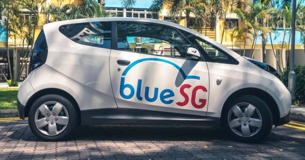 BlueSG EV car-sharing service begins in Singapore