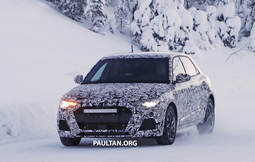 SPYSHOTS: Audi A1 seen testing out in the cold again 758588