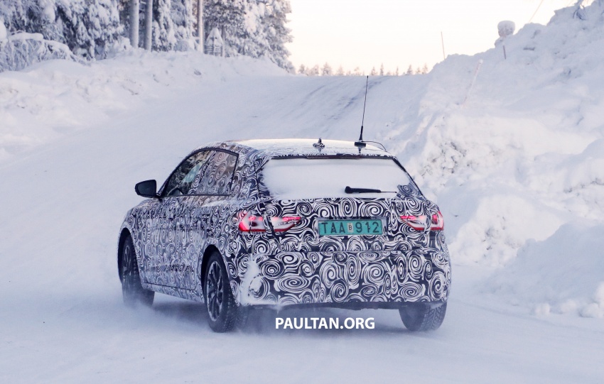 SPYSHOTS: Audi A1 seen testing out in the cold again 758597