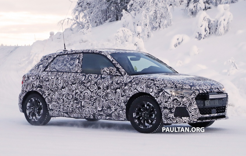 SPYSHOTS: Audi A1 seen testing out in the cold again 758600