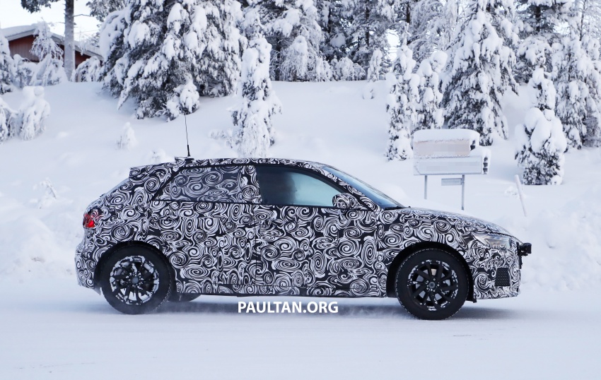 SPYSHOTS: Audi A1 seen testing out in the cold again 758601