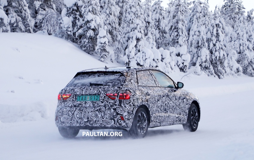 SPYSHOTS: Audi A1 seen testing out in the cold again 758603
