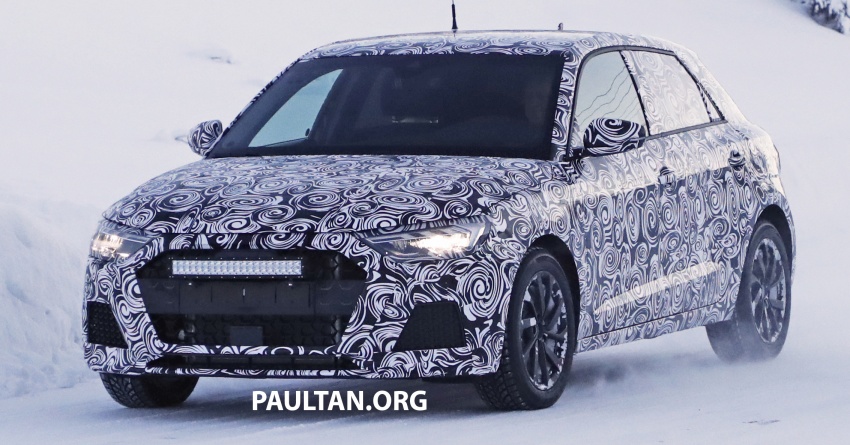 SPYSHOTS: Audi A1 seen testing out in the cold again 758589