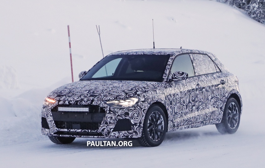 SPYSHOTS: Audi A1 seen testing out in the cold again 758590
