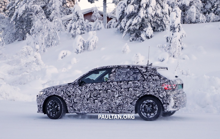 SPYSHOTS: Audi A1 seen testing out in the cold again 758594