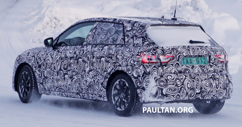 SPYSHOTS: Audi A1 seen testing out in the cold again 758595