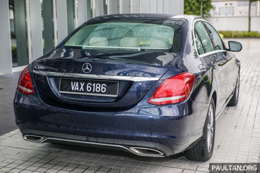 GALLERY: W205 Mercedes-Benz C180 Avantgarde gets 9G-Tronic, new wheels, reverse cam – RM228,888 759676