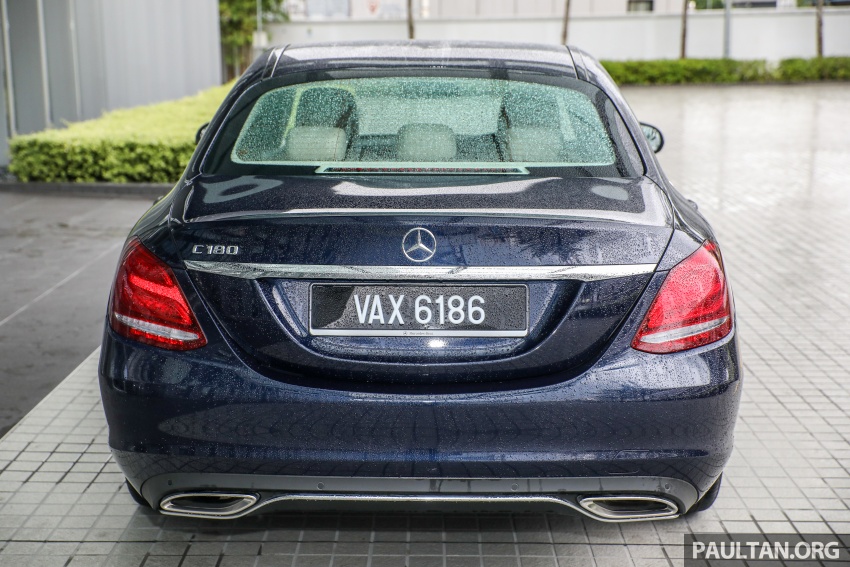 GALLERY: W205 Mercedes-Benz C180 Avantgarde gets 9G-Tronic, new wheels, reverse cam – RM228,888 759680