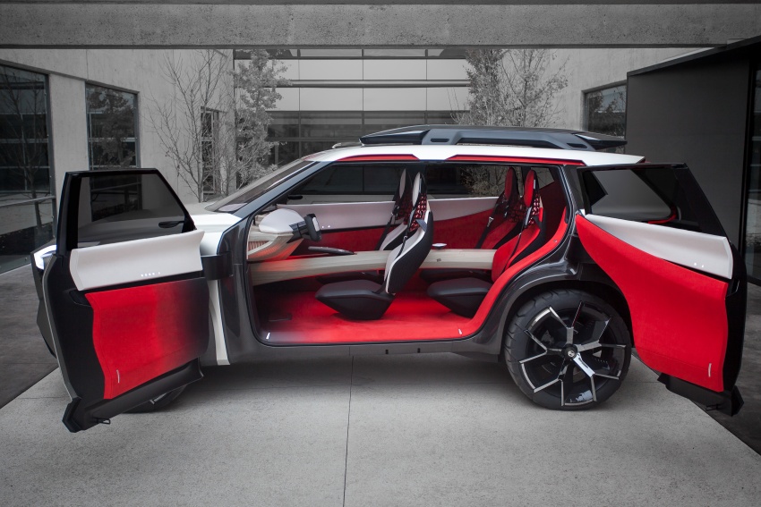 Nissan Xmotion concept – three-row SUV with 4+2 seating, seven display screens, fingerprint sensor 763273