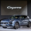 2018 Porsche Cayenne officially previewed in Malaysia