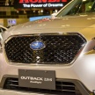 Subaru Outback facelift, XV 2.0 launched in Singapore