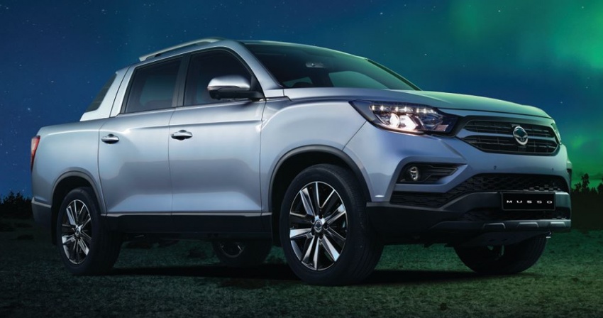 SsangYong Rexton Sports pick-up – first image, video 756258