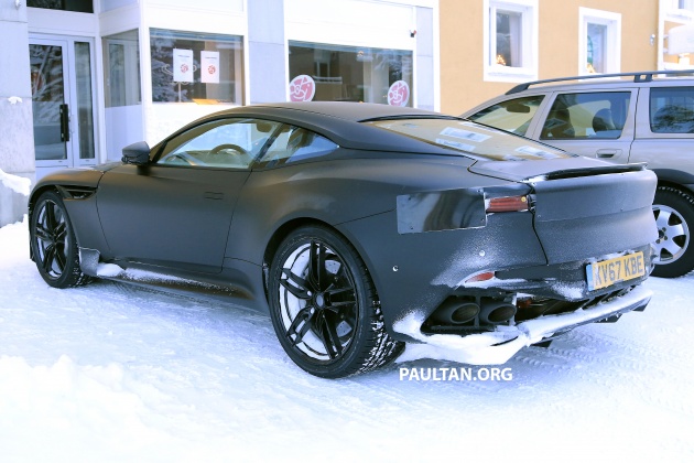 SPIED: Next-gen Aston Martin Vanquish test mule seen