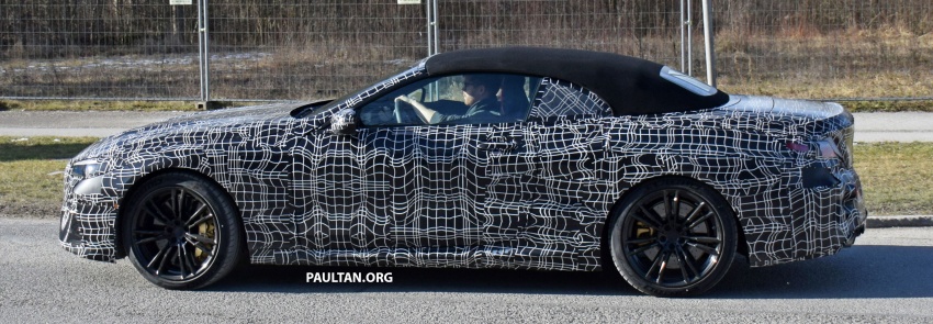 SPYSHOTS: BMW M8 Convertible running road trials 772164