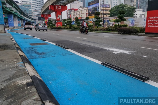 DBKL akan cabut segera pembahagi laluan basikal