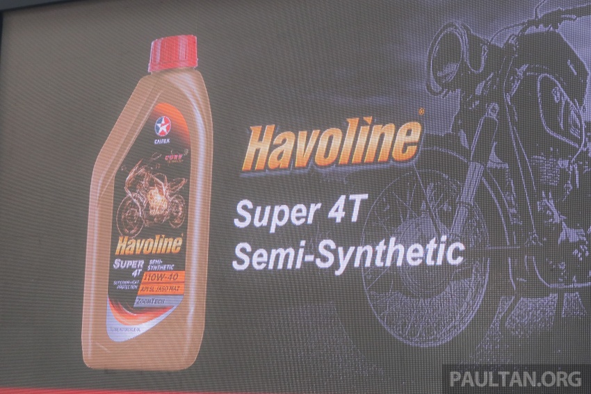 Caltex Havoline lancar barisan minyak hitam motosikal baru  – harga dari RM24 hingga RM67 untuk satu liter 759349