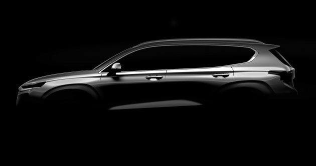 Hyundai teases fourth-gen Santa Fe SUV, Feb debut