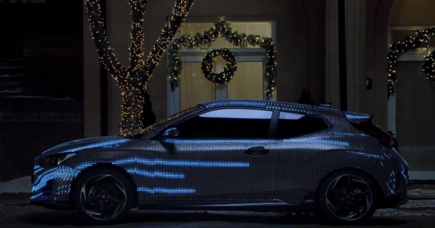 VIDEO: 2019 Hyundai Veloster teased with LED show 755512