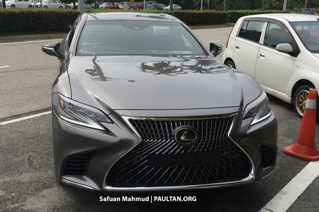 SPYSHOTS: 2018 Lexus LS caught at JPJ Putrajaya