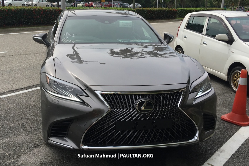 SPYSHOTS: 2018 Lexus LS caught at JPJ Putrajaya 764298