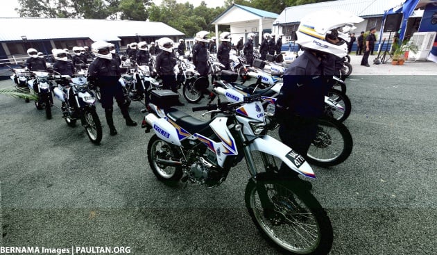 Malaysian police gets 871 new Kawasaki motorcycles