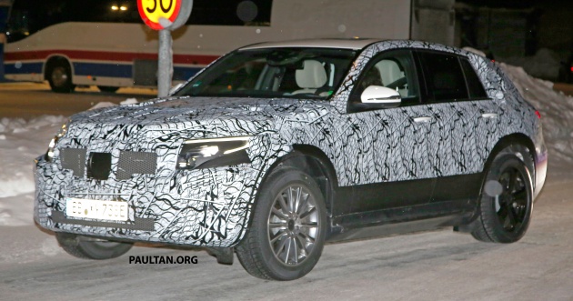 SPIED: Mercedes-Benz EQ C wearing production body