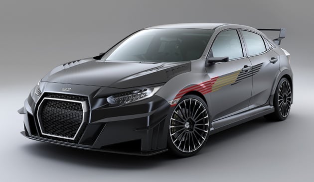 Mugen RC20GT Civic Type R Concept – an ugly beast