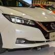 GALLERY: 2018 Nissan Leaf seen at Singapore show