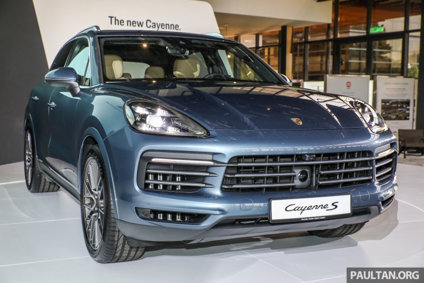 Porsche Cayenne 2018 dipertontonkan di Malaysia 771118