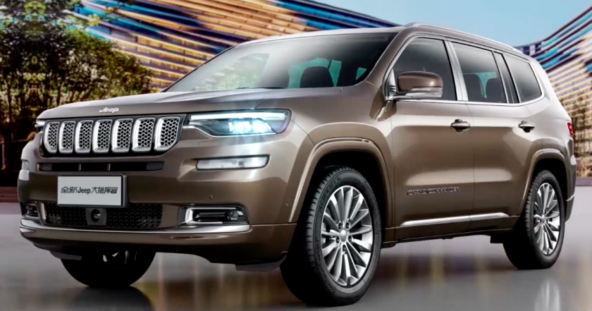 Jeep Grand Commander: first video, sketches revealed 769159