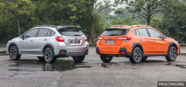 GALERI: Subaru XV 2.0i-P 2018 vs XV STI 2015 lama