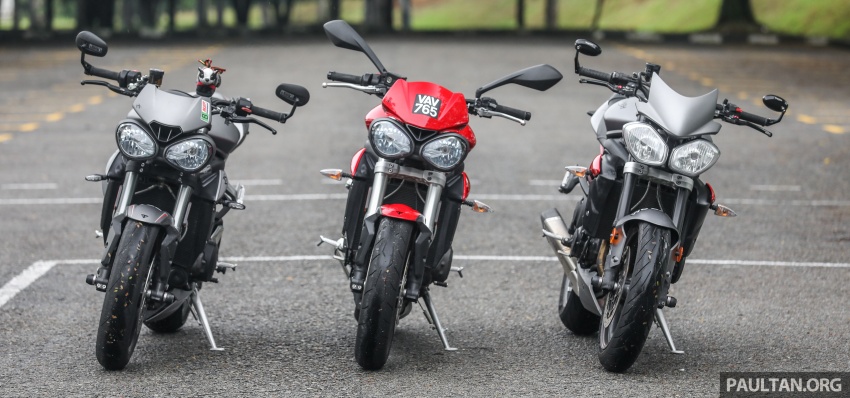 REVIEW: Triumph Street Triple 765RS, 765S and 675R 764075