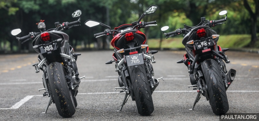REVIEW: Triumph Street Triple 765RS, 765S and 675R 764078