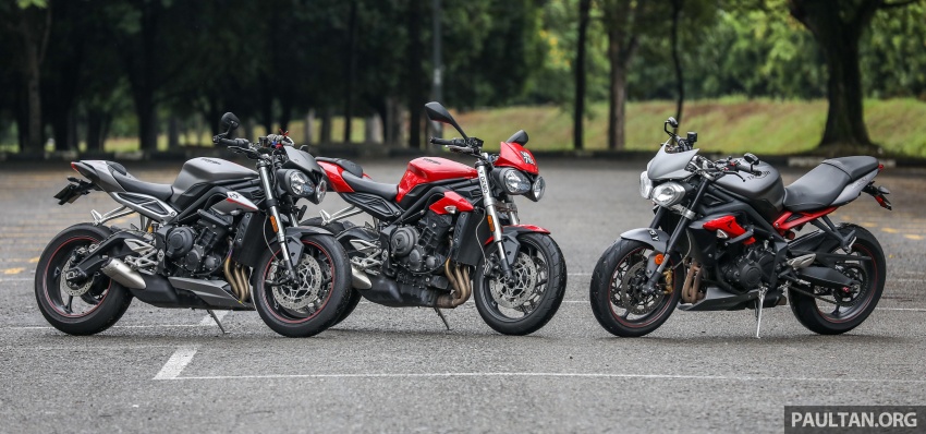 REVIEW: Triumph Street Triple 765RS, 765S and 675R 764067