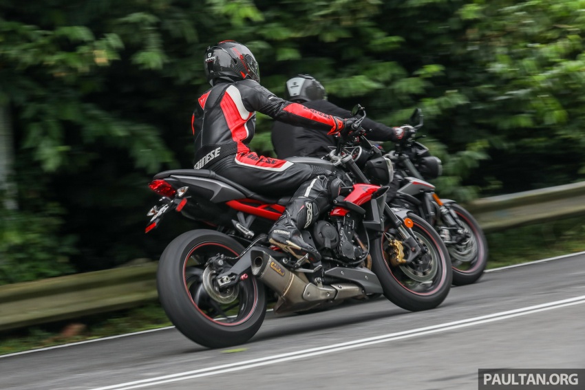 REVIEW: Triumph Street Triple 765RS, 765S and 675R 764089