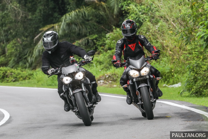 REVIEW: Triumph Street Triple 765RS, 765S and 675R 764096