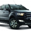 Ford Ranger FX4 putih, Wildtrak kelabu – dari RM122k