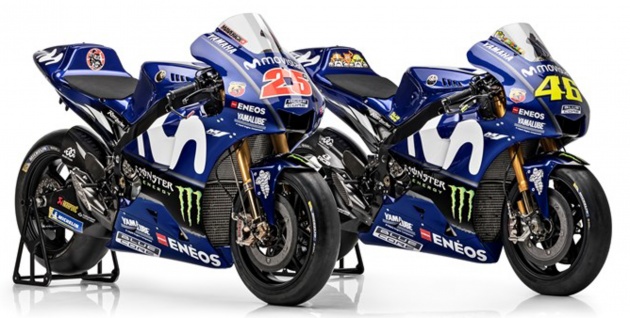 Yamaha Movistar tunjuk jentera MotoGP musim 2018 – kontrak Maverick Vinales disambung hingga 2020