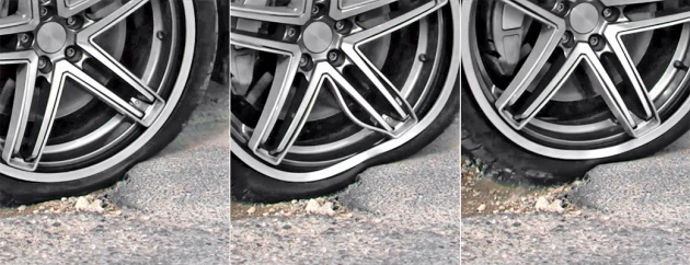 Teknologi Michelin Acorus – rim fleksible yang sukar untuk bengkok, elak tayar pecah jika terlanggar lubang