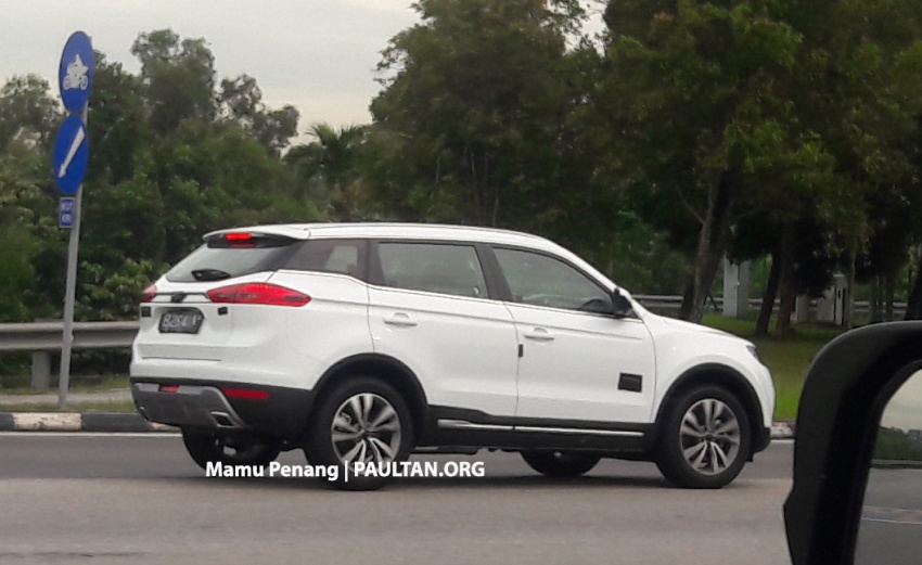 SPIED: Geely Boyue SUV tested in Malaysia by Proton 756816