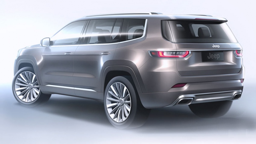 Jeep Grand Commander: first video, sketches revealed 769155
