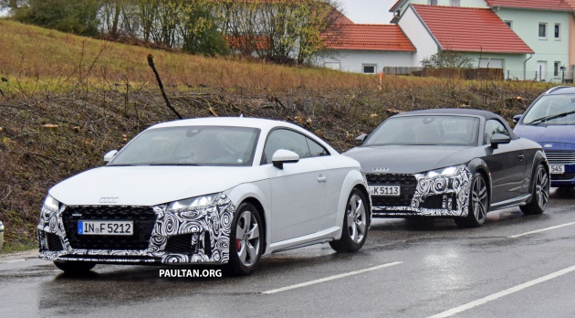 SPIED: Audi TT facelift spotted doing winter testing