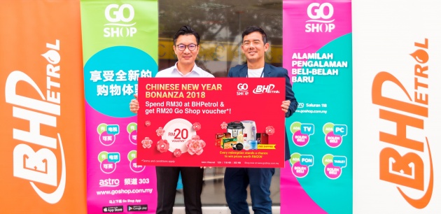 BHPetrol, Go Shop are offering RM10 million worth of vouchers from now until Feb 18 with min RM30 spend