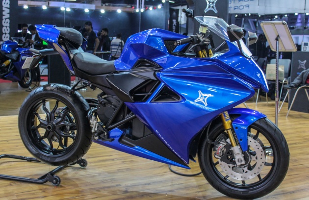 Emflux One superbike elektrik pertama keluaran India