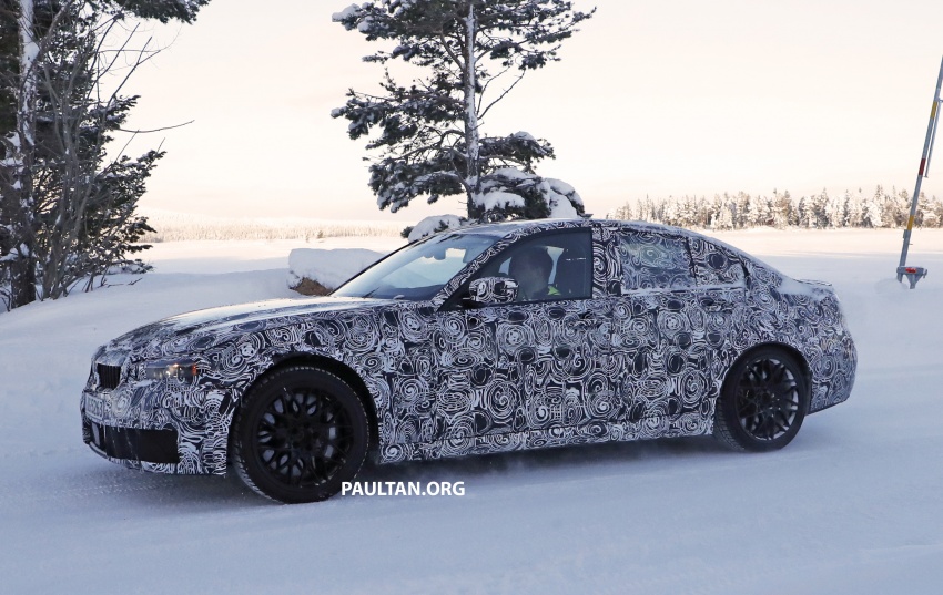SPYSHOTS: G80 BMW M3 spotted testing in the cold 773992