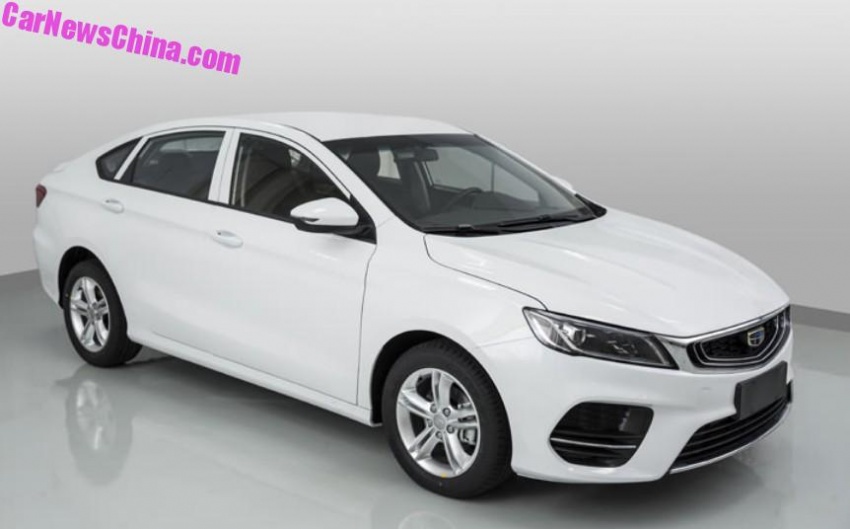 Geely SL – new compact sedan for China gets leaked 778410