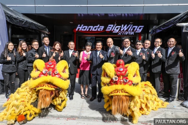 Honda Big Wing store opens in Setapak, Kuala Lumpur