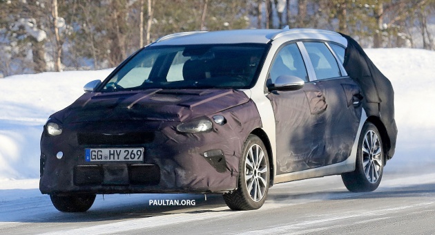 SPYSHOTS: Kia Ceed station wagon runs winter trials