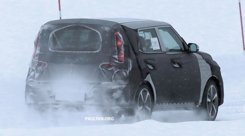 SPYSHOTS: 2019 Kia Soul seen running winter tests 774904