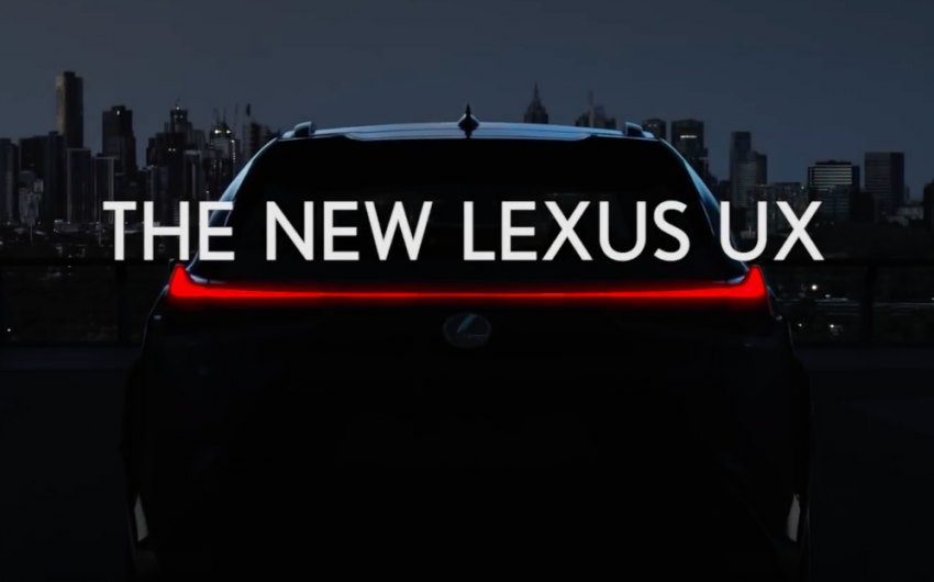 Lexus UX compact SUV – first image, video revealed 783873